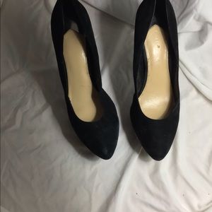 Suede 4” platform heel